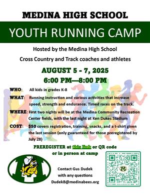 Youth Running Camp